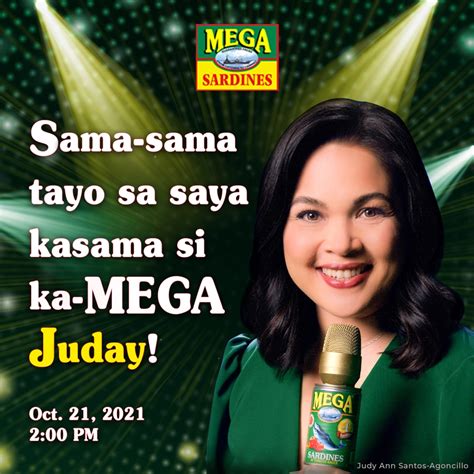 mega sardines endorser|Mega Sardines Holds 'Sarap, Sustansya at Saya' Fan.